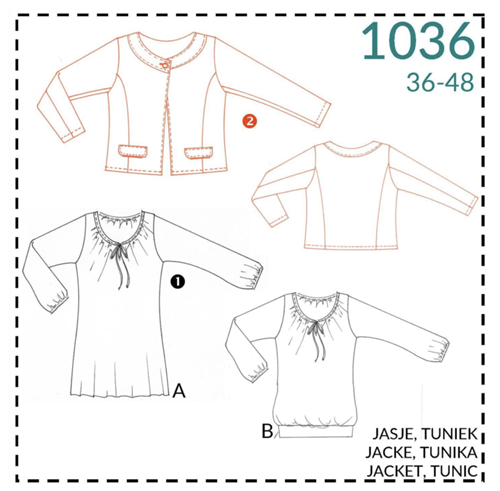 It\'s a fits - 1036 Jakke / tunika / bluse